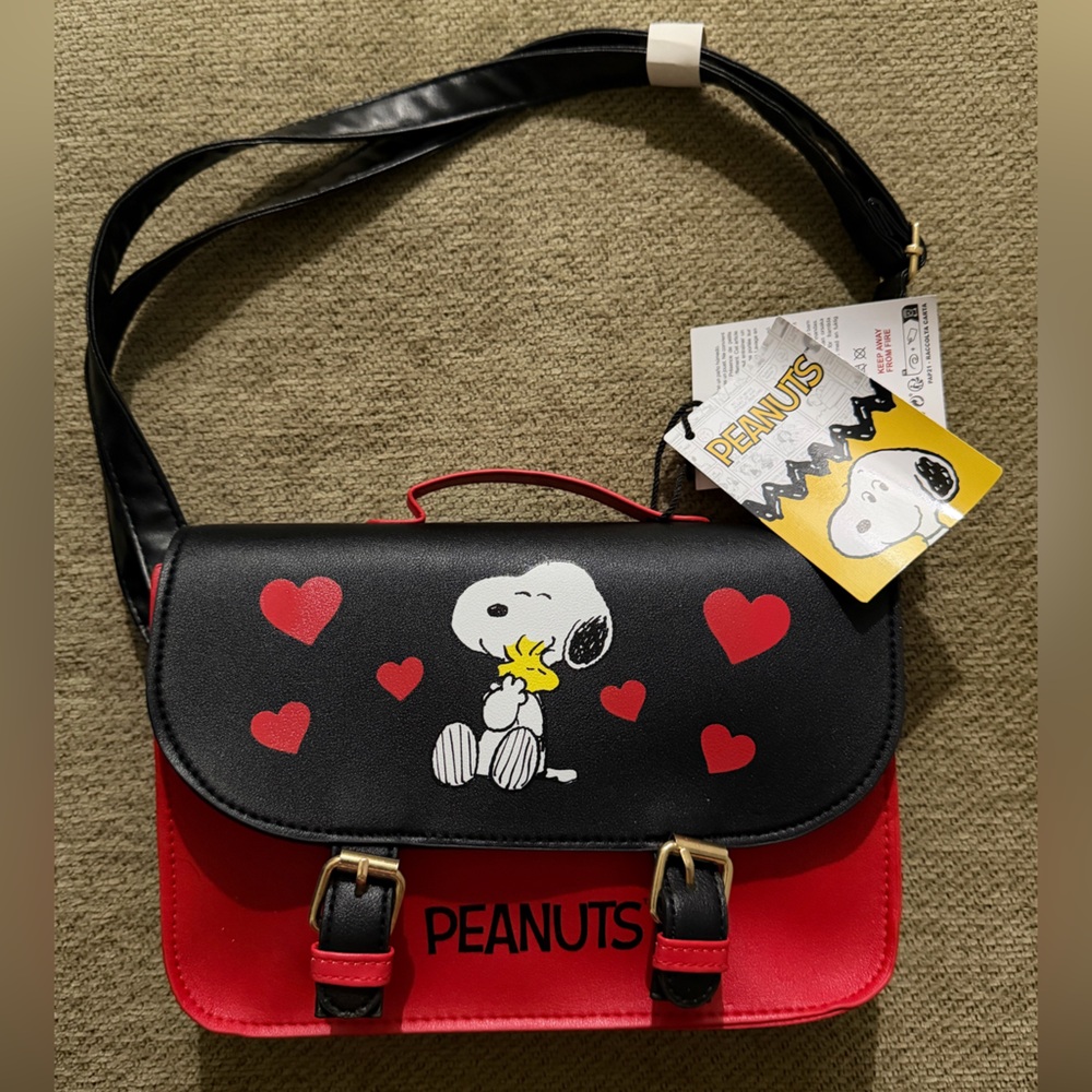 Peanuts Snoopy Satchel Bag • New with Tags